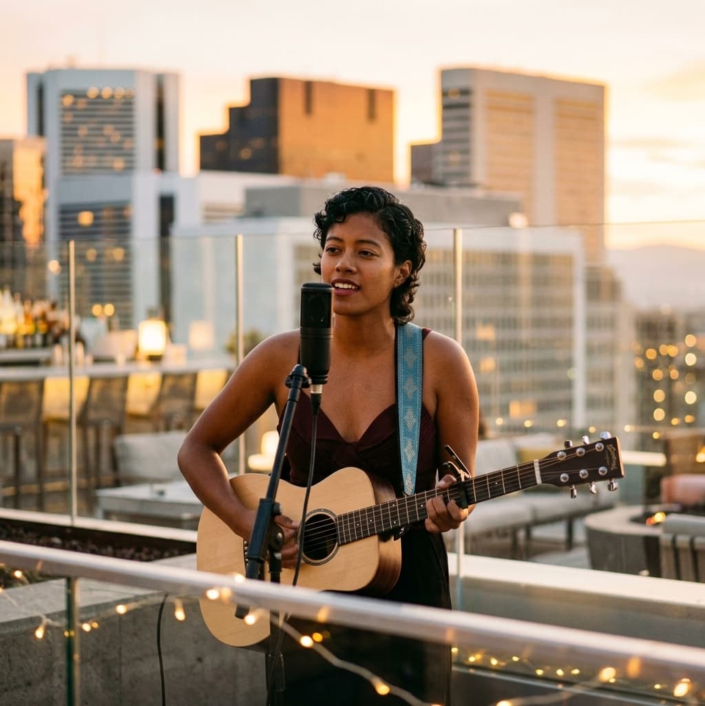 Ixchel Dion performing live
